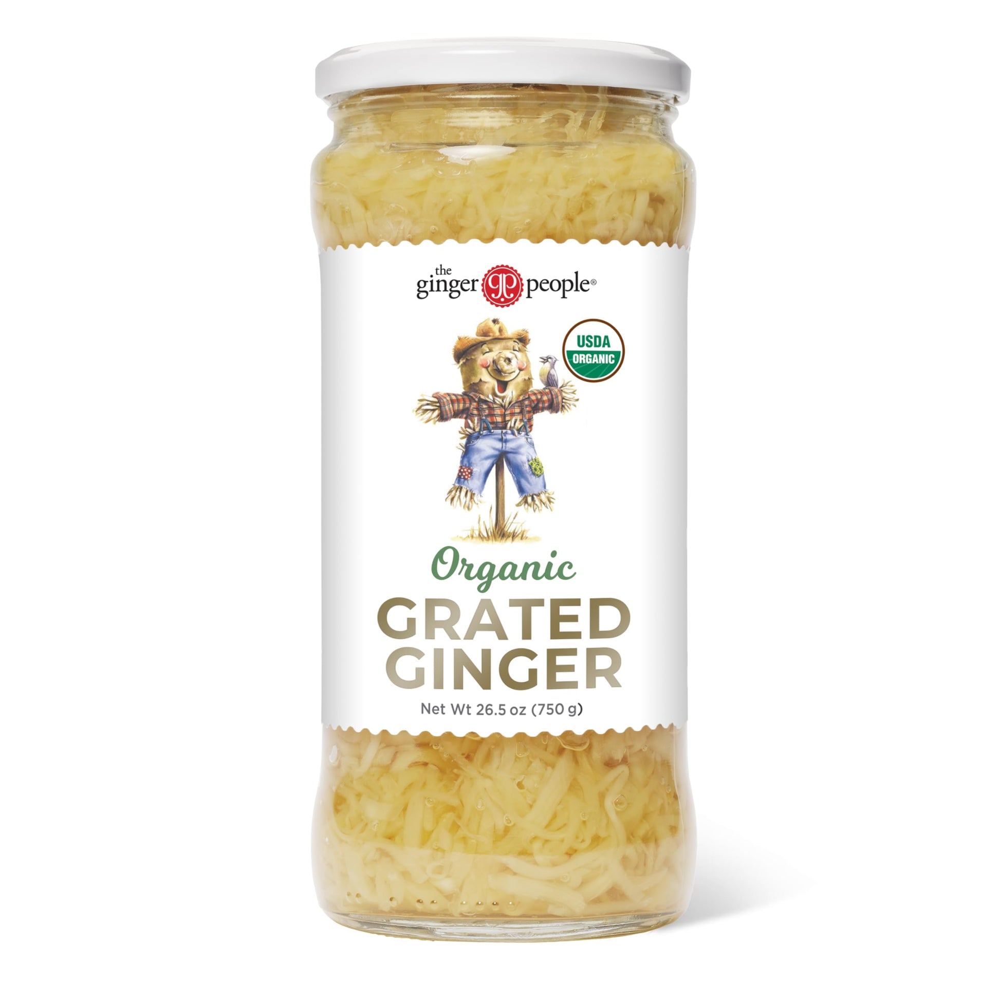 The Ginger People Organic Grated Ginger, No Artificial Ingredients, 26.5 oz (Pack of 1)