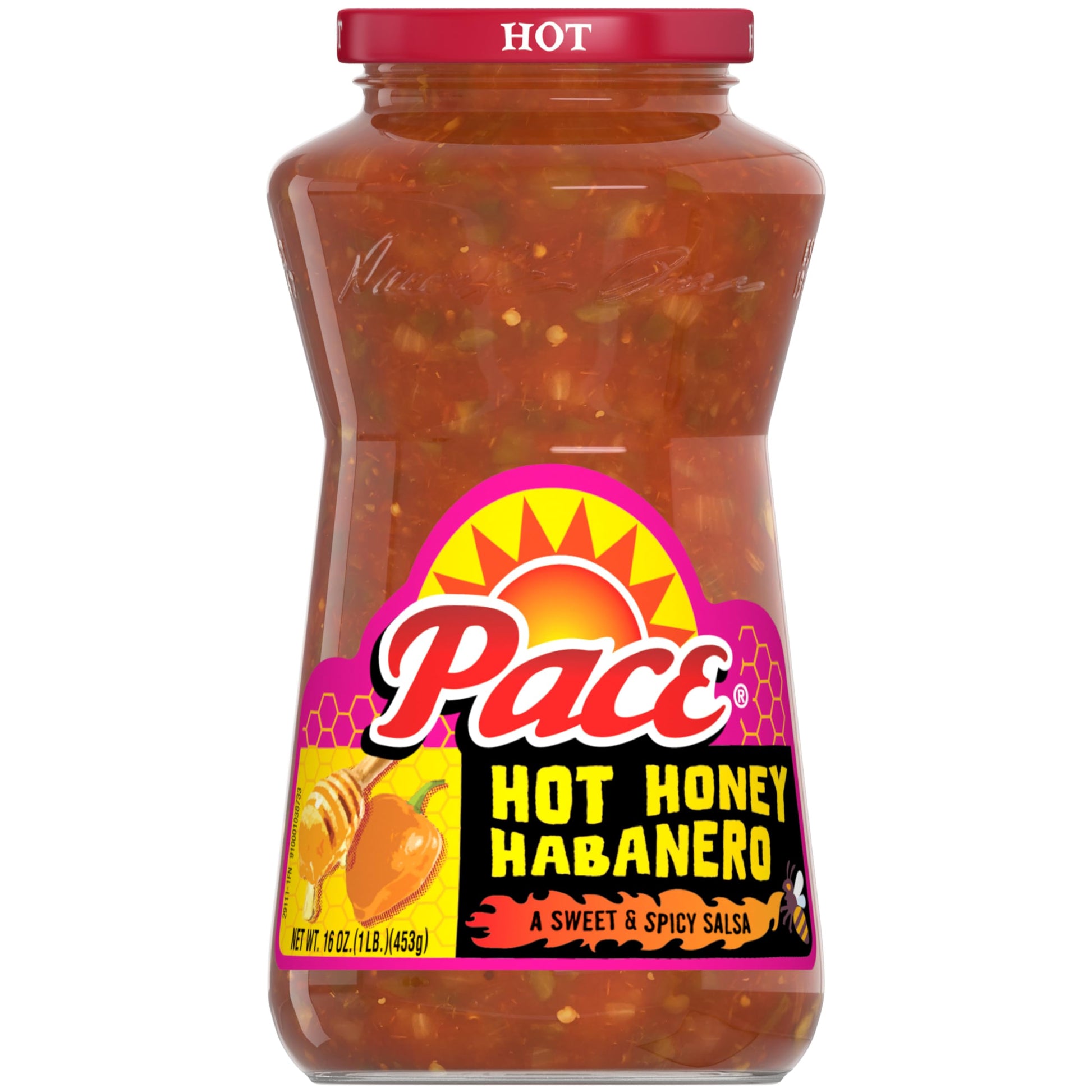 Pace Hot Honey Habanero Sweet and Spicy Salsa 16oz Jar