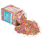 Dye Free Sprinkles - 2.2 Pounds - Rainbow Jimmies For Ice Cream - Vegan, No Artificial Dyes - Bulk Sprinkles - Non-Gmo