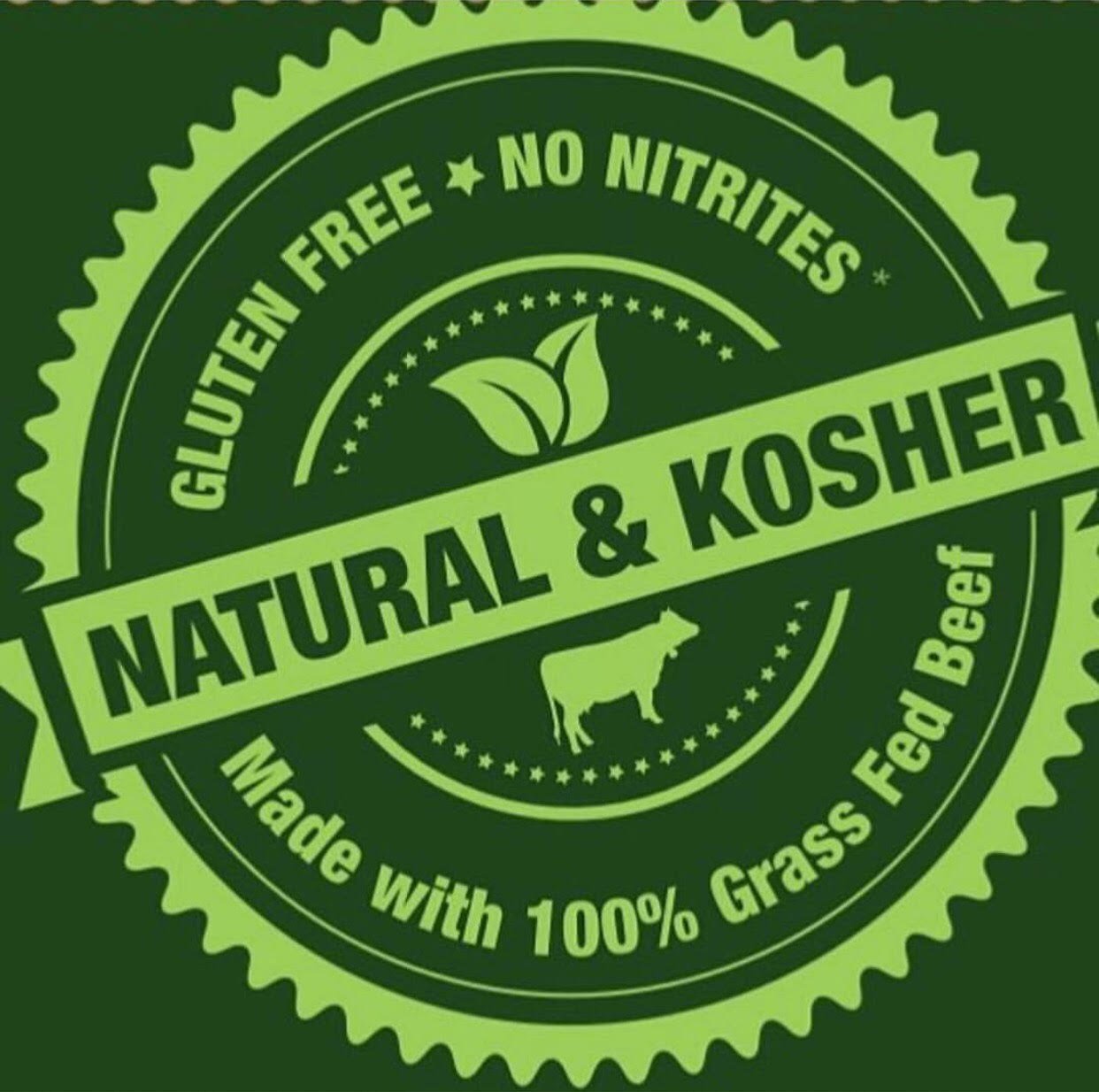 Aufschnitt Beef Jerky - Barbecue - 2 Pack (2 Oz Each) - Kosher, Glatt, Star-K Certification, Gluten Free, All Natural, No Nitrit
