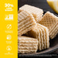 Loacker Quadratini Lemon Wafers Large - Crispy Bite Size Wafer Cookies - 30% Less Sugar - Lemon Cream Filling - Non-Gmo - Pack Of 6
