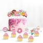 48Pcs Donut Birthday Party Supplies Donut Grow Up Cupcake Toppers, Donut Theme Party Cake Decorations, Doughnut Happy Birthday C