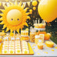 Sun Cookies Beach Party Pool Favors Individually Wrapped Sun Them | 24 Pack Bulk For Kids Birthday Party Sugar Cookie