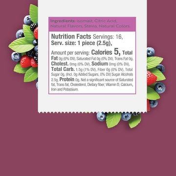 Stevita Harmony Grown Hard Candy, Mixed Berry - 1.4 Oz Shake & Share Box - Sugar Free, Non-Gmo, Keto Friendly - Made In Italy