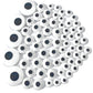 Sentovac Candy Eyeballs Eyes Edible Sprinkles Mix Size Cookie Cake Cupcake Toppers Decorations Candy Eyes for Christmas Hallowee