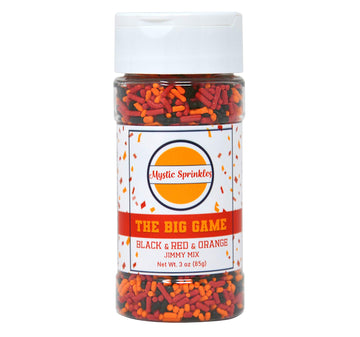 Mystic Sprinkles The Big Game Jimmy Mix 3Oz Bottle (Black, Red & Orange)