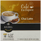 Café Escapes Chai Latte K-Cups Coffee, 12 Count, Model 5000054364