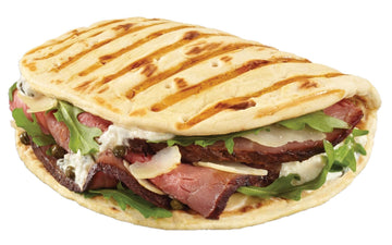 Mediterranean Style Pre-Grilled Panini Flat Bread Pack Of 2