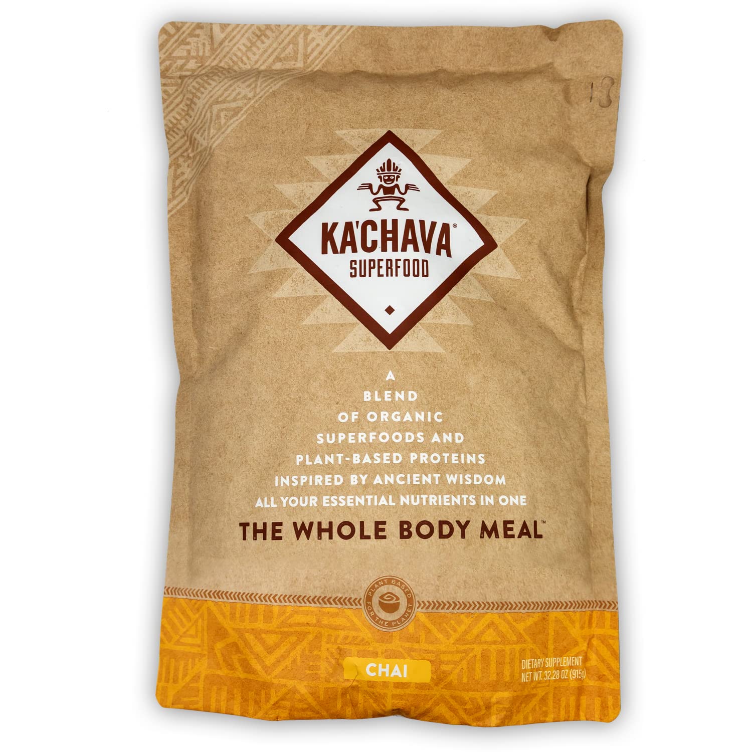 Ka'Chava Meal Replacement Shake - A Blend Of Organic Superfoods And Plant-Based Protein - The Ultimate All-In-One Whole Body Mea