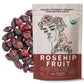 Organic Rose hips Dried Whole (16oz.) - Rosehip Fruit Tea Loose (Rosa Canina) - Source of Vitamin C from Food - European Origin