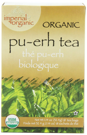 Uncle Lee's Tea Organic Pu-Erh Tea, 100% Natural Chinese Tea, Fresh & Full Earthy Flavor, Enjoy as Hot Tea or Iced Tea Beverages