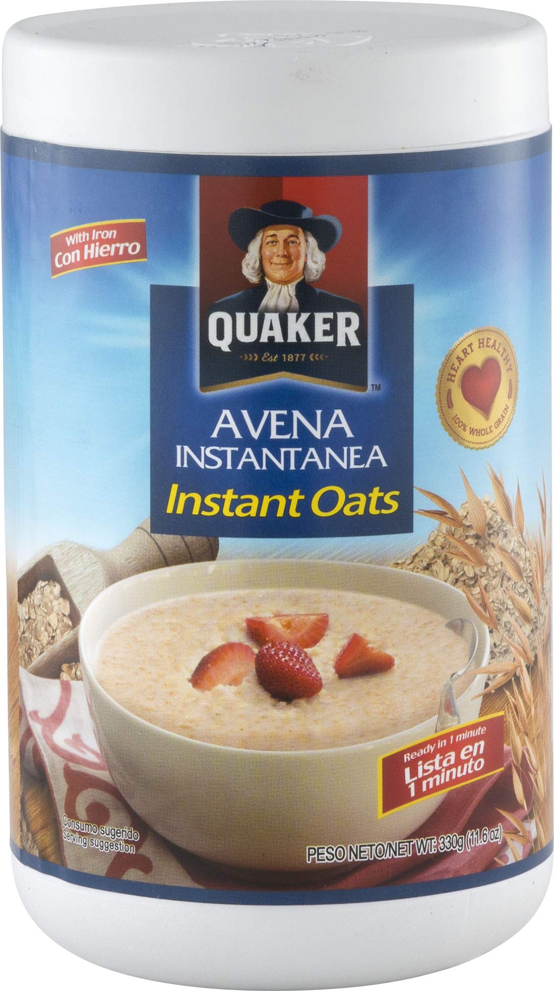 Quaker Avena With Iron 11.6 Oz Instant Oats With Iron Cereal Mix