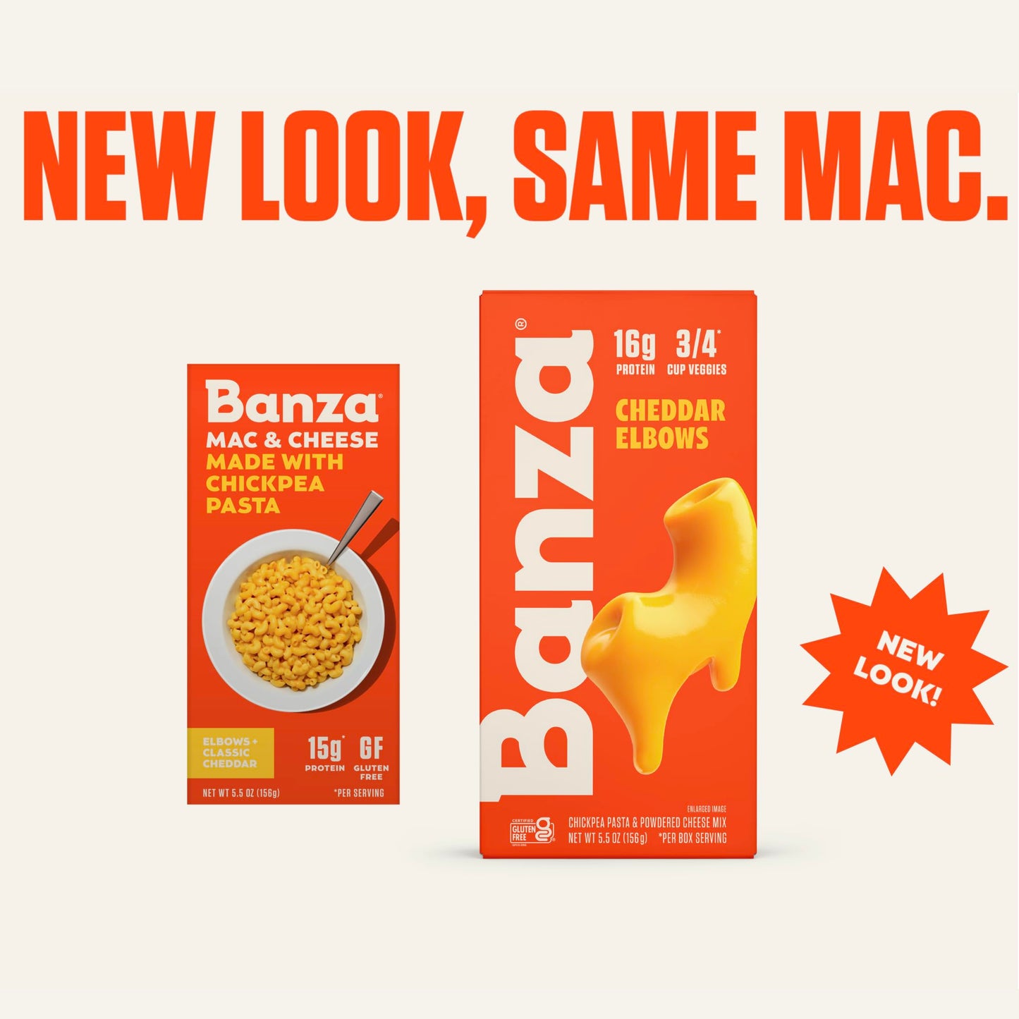 Banza Mac and Cheese Variety Pack - High Protein, Gluten Free, and Lower Carb Protein Mac and Cheese - 5.5oz (Pack of 6)