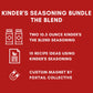 Kinders The Blend Seasonings Bundle - Two Xl 10.5-Ounce Bottles + 10 Recipe Ideas + Fridge Decal, Great For Grilling Meats & Mor