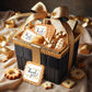 Thank You Cookies Gold Black Elegant Classy Appreciation Treats Party Favors Gift Basket For Teachers Employees Nurses | 24 Pack
