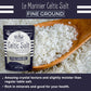 Le Marinier French Sea Salt Fine Ground Sea Salt, 1.1lb - 18oz, Pack of 2. Mineral Rich Unrefined French Sea Salt 100% Natural,
