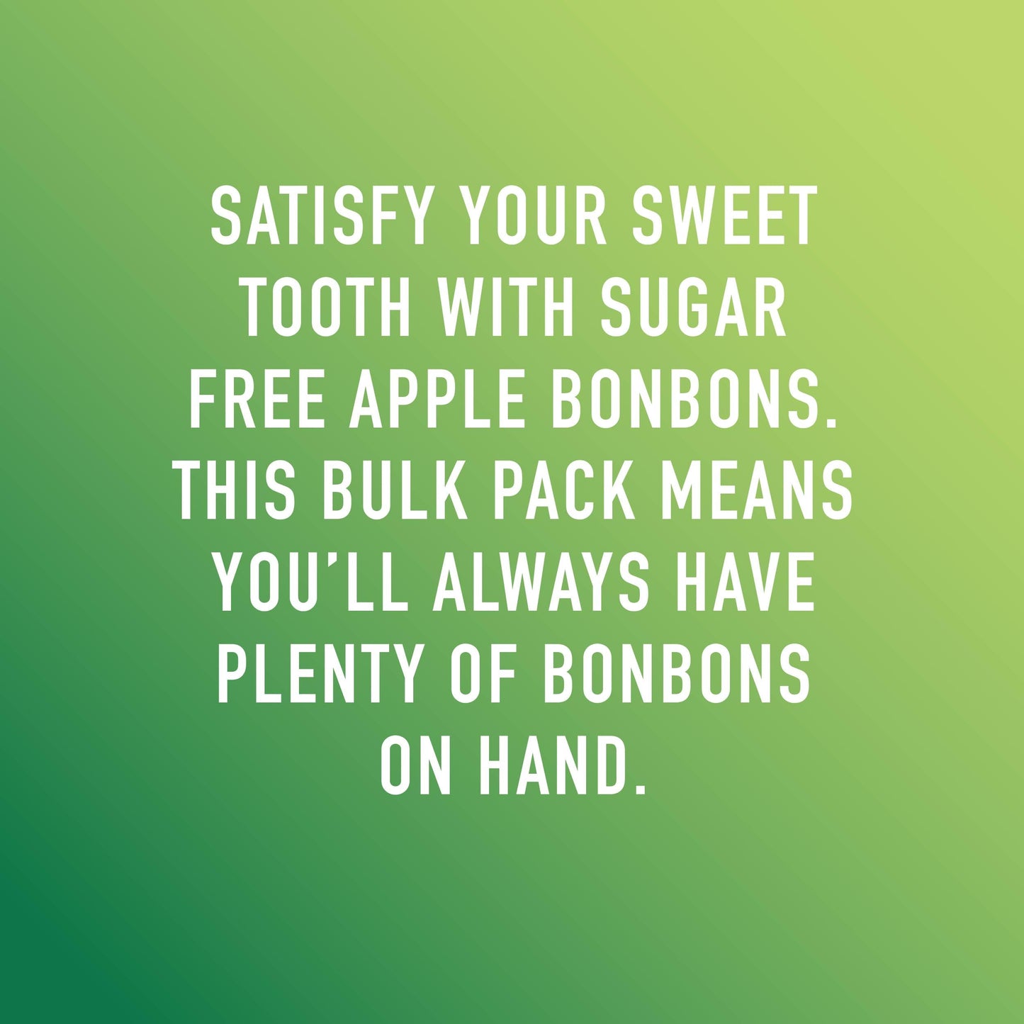 Swiss Imports Sugar Free Bonbons Hard Candy Drops, Apple, 100 Individually Wrapped Pieces, 250G/8.8Oz