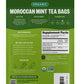 Fgo Organic Moroccan Mint Green Tea, Eco-Conscious Tea Bags, 100 Count, Packaging May Vary (Pack Of 1)