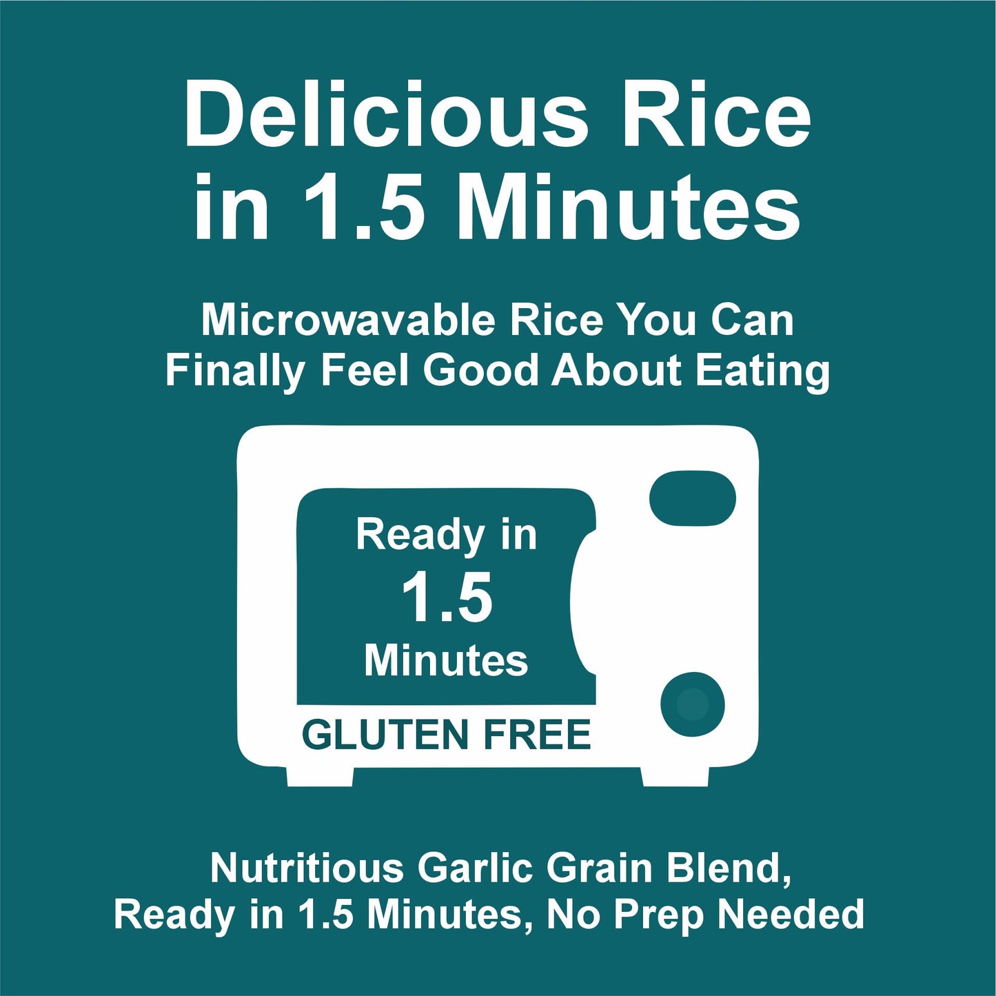 Reganic Organic Brown Rice with Quinoa & Garlic Pouch, USDA Organic, Nutty & Wholesome Blend, 100% Recyclable Pouch, 10g Protein