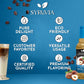 Syruvia Sugar Free Hazelnut Syrup With Syrup Pump Dispenser - Hazelnut Coffee Syrup Flavor, 25.4 Fl Oz, Kosher, Gluten Free, Per
