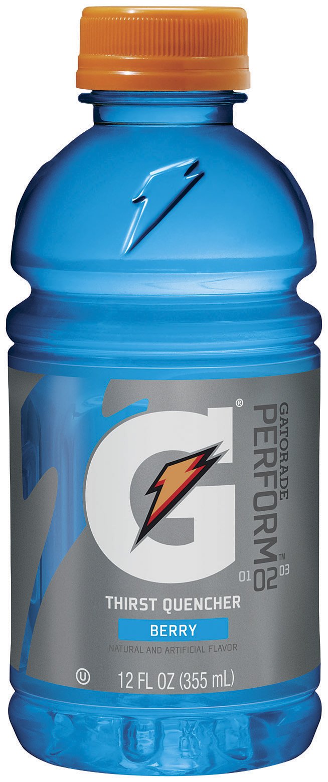 Gatorade Thirst Quencher Berry, 12 Fl Oz Bottles, Pack of 24 - Hydrating Sports Drink for Energy and Recovery