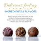 CRAVINGS BY ZOE Gourmet Chocolate Truffle Gift Box | 16 Count | Assorted Gourmet Milk & Dark Chocolate Candy Food Gift Basket Anniversary  Birthday  Get Well  Holiday  Thank You Men Women Mom Her