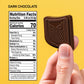 AWAKE Caffeinated Chocolate Bites - Dark Chocolate, 50mg Caffeine, 50 Count, Gluten Free, Non-GMO, Individually Wrapped, Purple