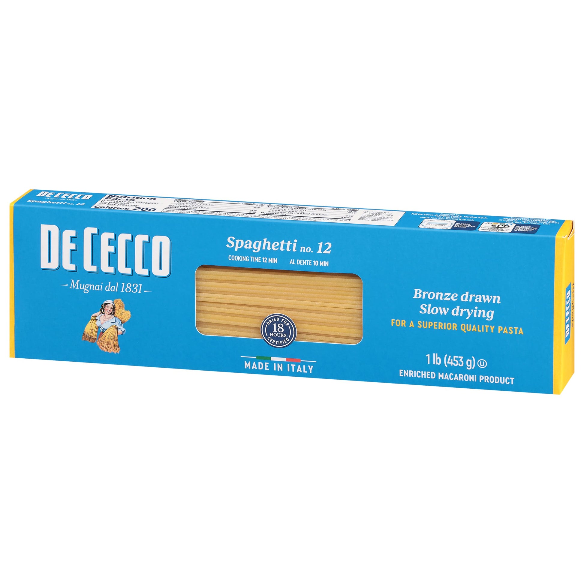 De Cecco Spaghetti Pasta, 16 Oz