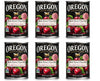 Oregon Pitted Dark Sweet Canned Cherries in 100% Cherry Juice (Value Pack of 6) - No Sugar Added, Kosher, Non GMO, Made in Orego
