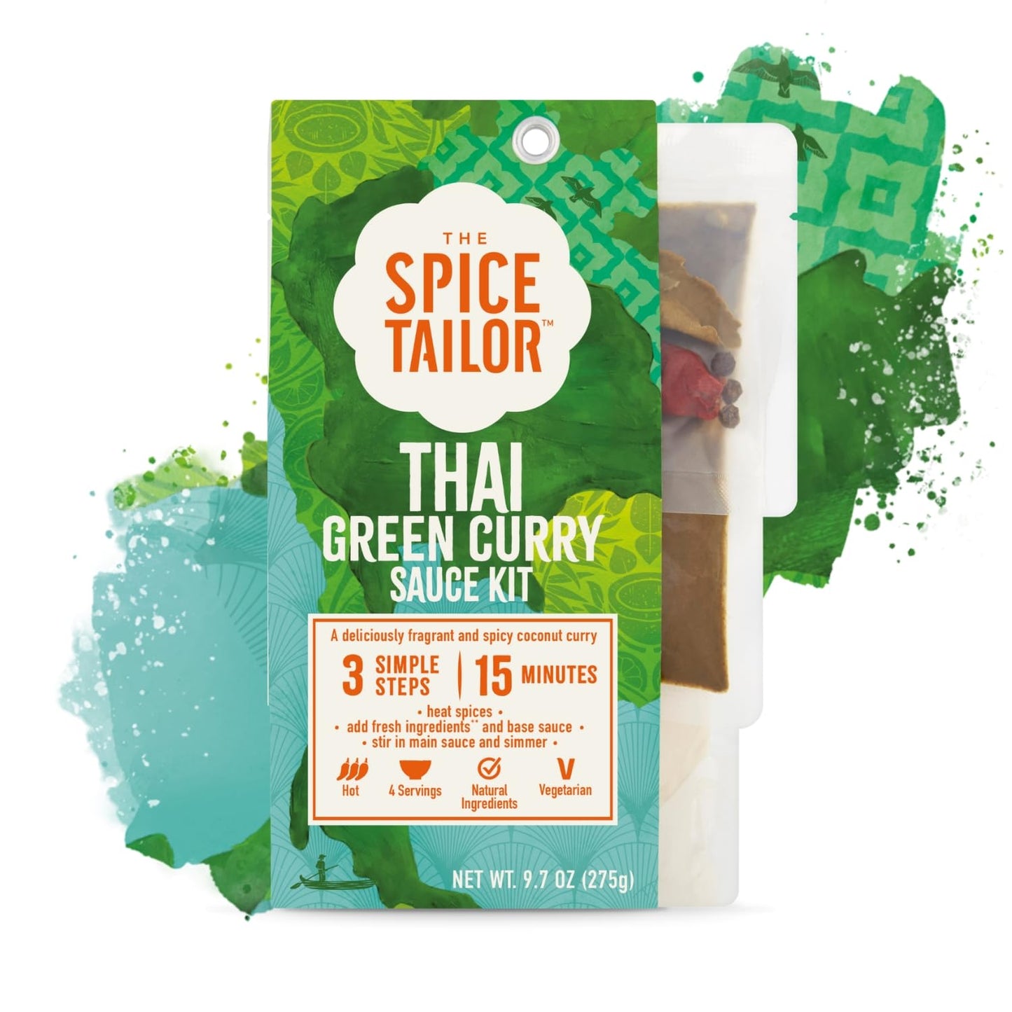Spice Tailor 3 Simple Steps Restaurant Quality Meals In Minutes Kits Ready In 10 Minutes (3 Pack, Thai Green Curry)
