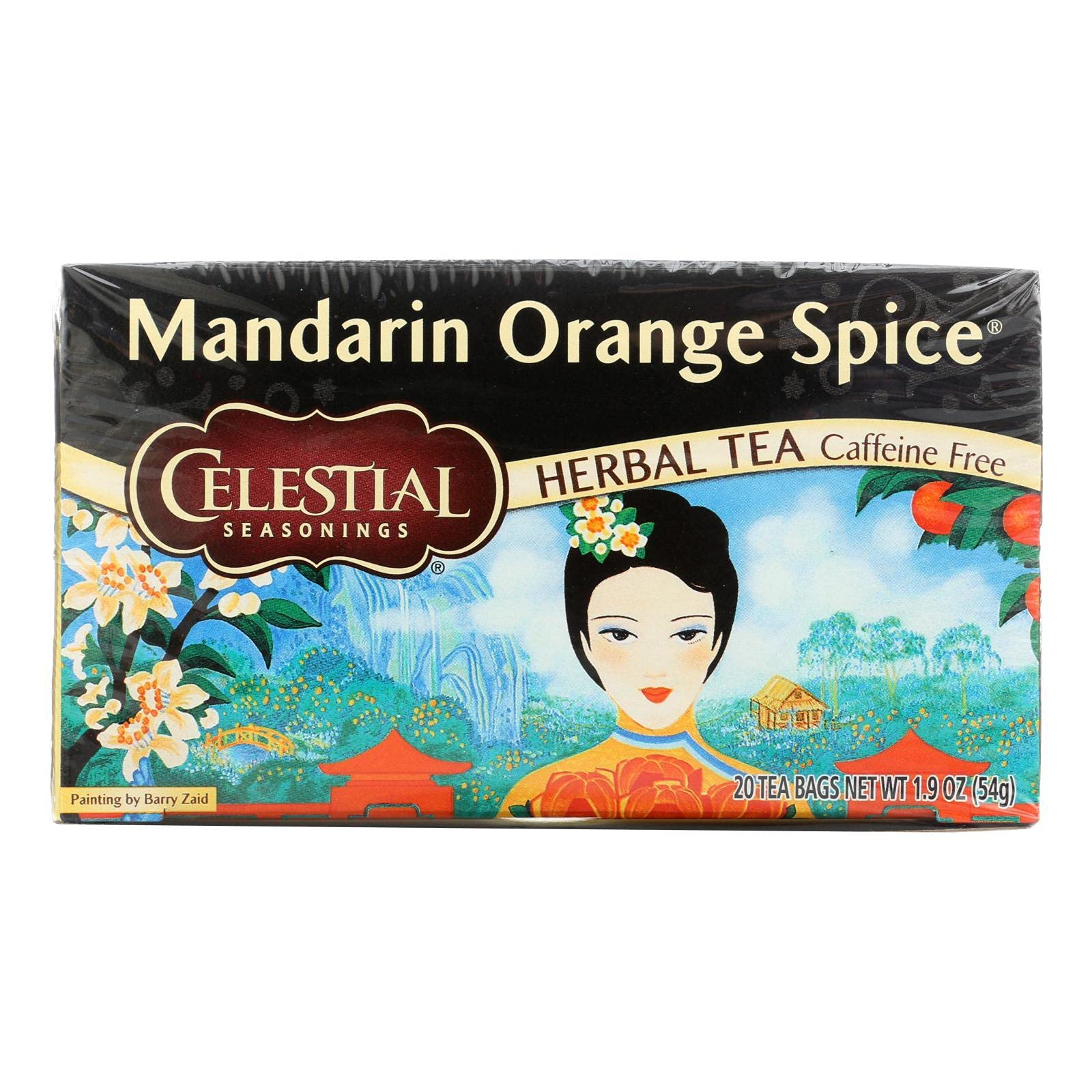 Celestial Seasonings Herb Tea Mandarin Orange Spice, 20-Count (Pack Of 6)