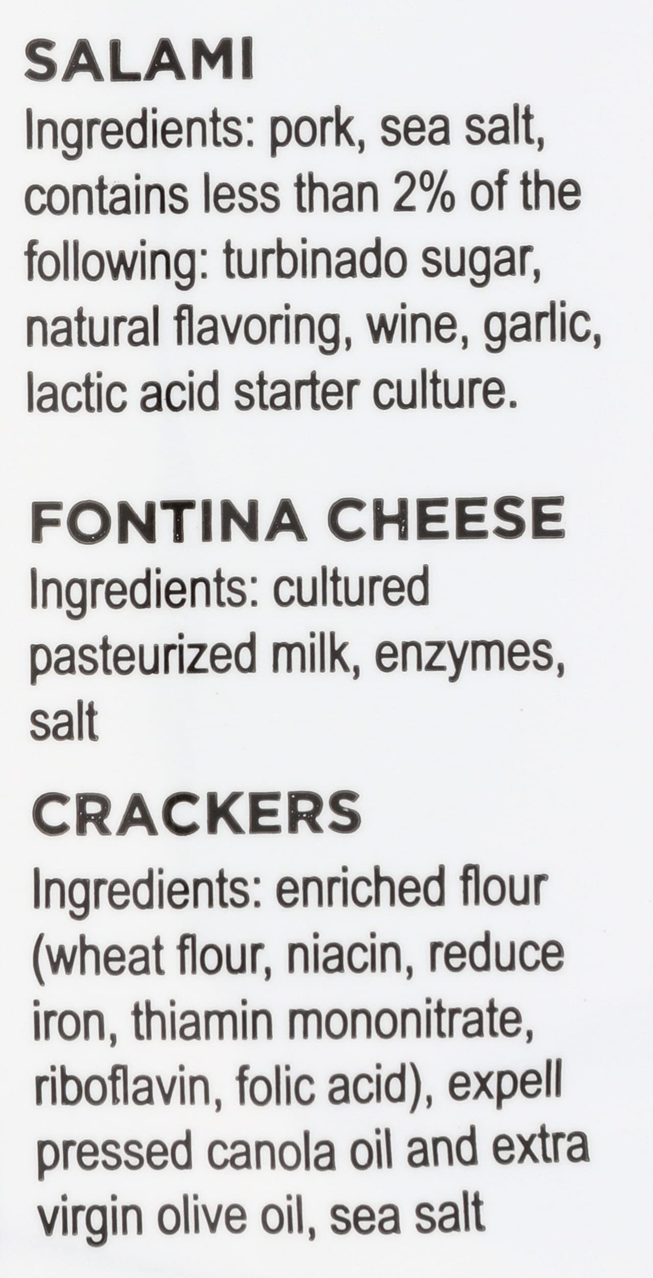 GUSTO Genoa Salami Fontina Cracker Snack, 2 OZ