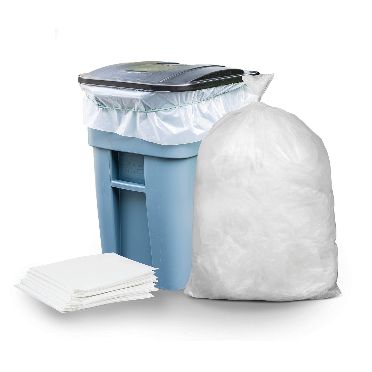 Plasticplace 65 Gallon Trash Bags 