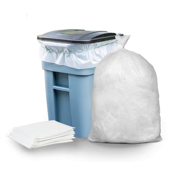 Plasticplace 65 Gallon Trash Bags 