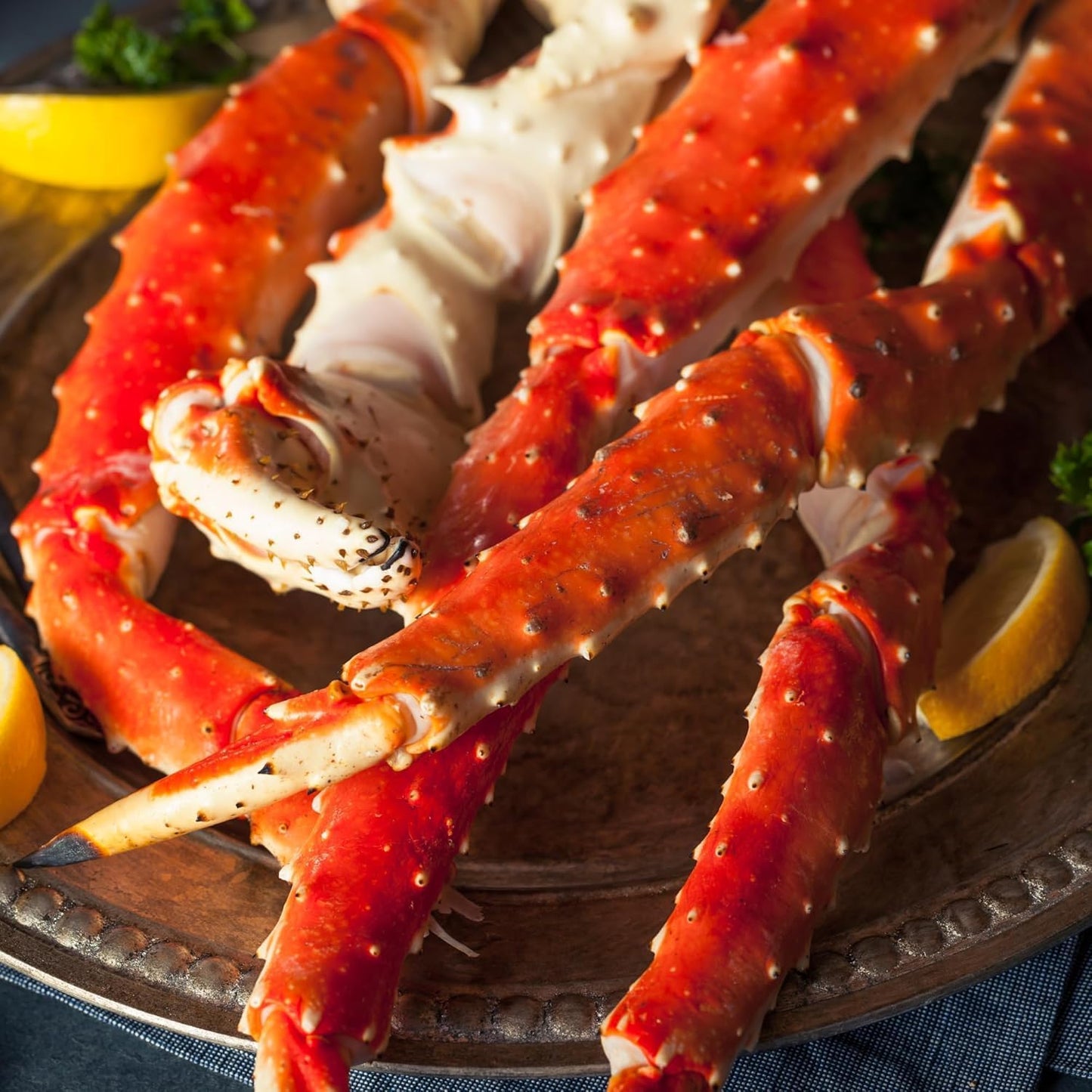 Colossal King Crab Legs - Wild-Caught  Pre-Cooked  Frozen - Sustainably Sourced Red King Crab from Norway (3 Pound)