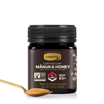 Comvita Certified Umf 5+ (Mgo 83+) Raw Manuka Honey, Non-Gmo Superfood For Daily Wellness, 8.8 Oz