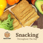 Snacktery Roasted Garlic Melba Toast - Thin and Crispy Melba Toast Crackers - Garlic Toast for Dips, Spreads, Salads - 7 Oz