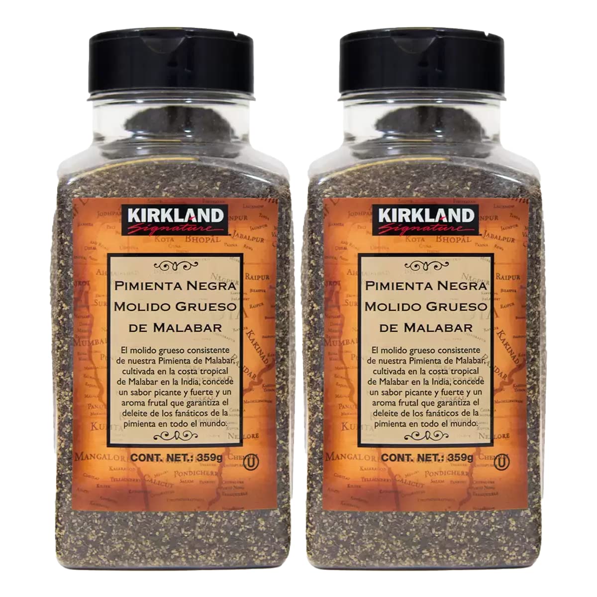 Kirkland Signature Coarse Black Pepper (2 Bottle)