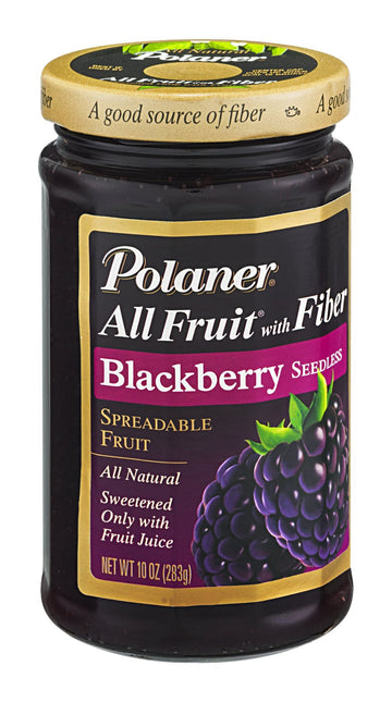 Polaner All Fruit With Fiber Blackberry Seedless Spreadable Fruit 10 Oz