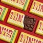 Tonys Chocolonely Belgian Milk Chocolate Honey Almond Nougat Candy Bar for Snacks, Chocolate Bar for Party Favors, Gifts, or Gif