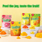 Amos Peelerz Gummy Variety Pack - 4 Individual Packs In Mango, Orange, Peach & Banana Flavors Treats