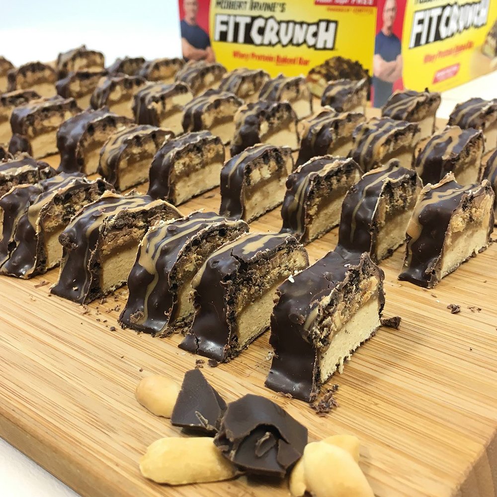 Fitcrunch Snack Size Protein Bars, 6-Layer Baked Bar, 3G Of Sugar & Soft Cake Core (18 Peanut Butter Bars + 1 Vanilla Wafer Bar)