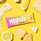 Mosh Lemon White Chocolate Keto Protein Bars, High Fiber, Low Carb, Gluten Free, High Protein, Brain Healthy Snack, 12 Count