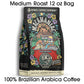 Bones Coffee Company Macamaniac, Macadamia And Coconut Flavored Coffee, Medium Roast Low Acid Arabica Beans Compatible With Auto Drip And French Press Coffee Maker, 12 Oz Ground