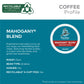 Caribou Coffee Mahogany K-Cup Pods, Dark Roast, 96 Count, 24 Count (Pack of 4), White, Model 5000203157