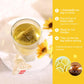 FullChea Chamomile Tea Bags - 50 Count, Caffeine-Free Herbal Tea for Relaxation, Non-GMO, Supports Digestion and Immune System