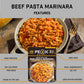 Peak Refuel Beef Pasta Marinara | 49G Protein | 1040 Calories | 100% Real Meat | Enhanced Freeze Dried Backpacking & Camping Food | 2 Servings | Ideal Mre Survival Meal (2 Serving Pouch)