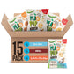 Peakapop Veggie Chips - Plant-Based, Healthy Veggie Crisps With Pea, Lentil & Chickpea Protein - Gluten-Free, Popped Chips - Sna