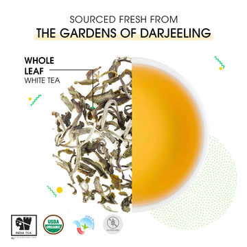 Teabox Premium Fresh High Grown Darjeeling Special Spring White Tea | White Tea Blend Of Floral-Fruity Aromas And A Silken Textu