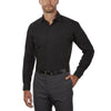 Van Heusen Mens Tall Fit Poplin (Big And Tall) Dress Shirt, Black, 185 Neck 37 -38 Sleeve Xx-Large Us